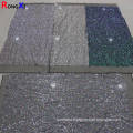 3mm&5mm mixed Brand New sublimation Bridal Sequin Fabric